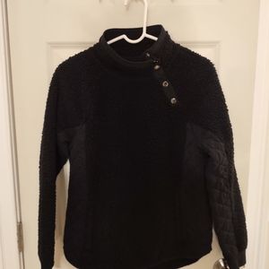 Abercrombie & Fitch black fleece sweater small